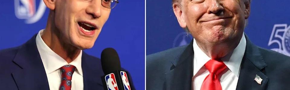 世界杯-NBA总裁萧华：很高兴特朗普将观战总决赛G3